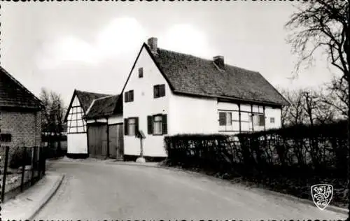 Ak Spaubeek Beek Limburg Niederlande, Holstraat, Fachwerkbau