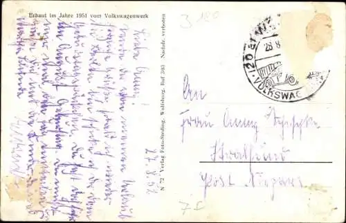 Ak Wolfsburg in Niedersachsen, Freibad an den Drei Steinen