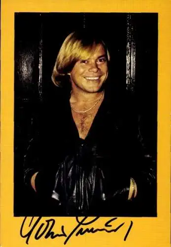 Ak Schauspieler und Sänger Volker Lechtenbrink, Portrait, Autogramm