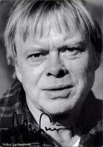 Ak Schauspieler und Sänger Volker Lechtenbrink, Portrait, Autogramm