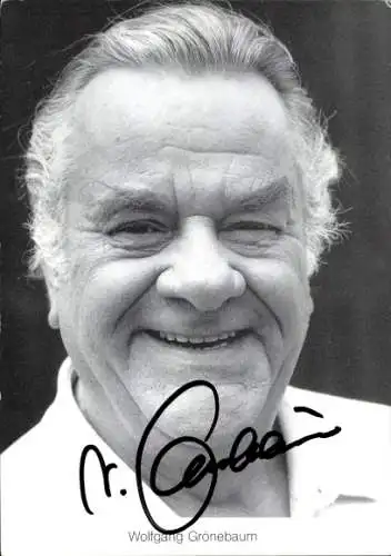 Ak Schauspieler Wolfgang Grönebaum, Portrait als Egon Kling in Lindenstraße, Autogramm
