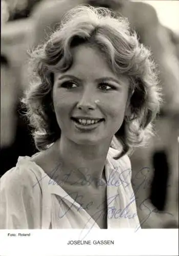 Ak Schauspielerin Joseline Gassen, Portrait, Autogramm
