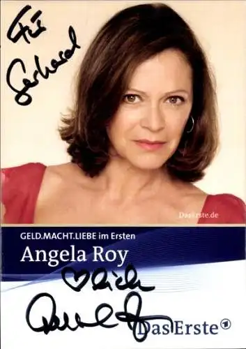 Ak Schauspielerin Angela Roy, Portrait, Autogramm