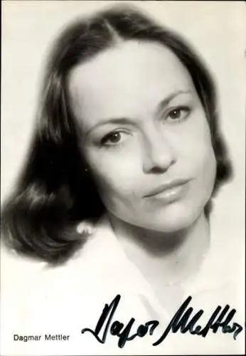 Ak Schauspielerin Dagmar Mettler, Portrait, Kette