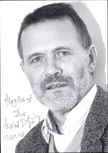 Ak Schauspieler Heinrich Giskes, Portrait, Autogramm