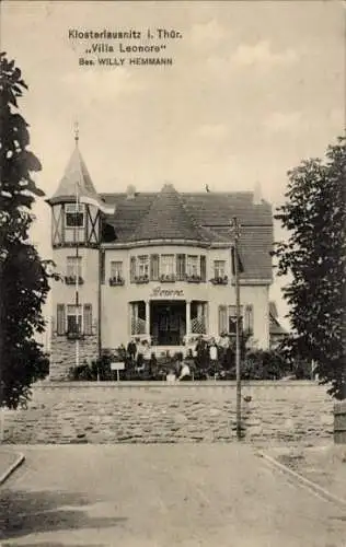 Ak Bad Klosterlausnitz in Thüringen, Villa Leonore, Bes. Willy Hemmann