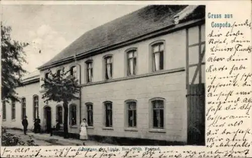 Ak Neustadt an der Orla, Gasthaus zur Linde, Cospoda