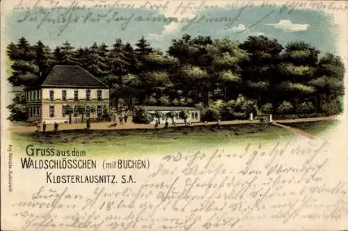 Litho Bad Klosterlausnitz in Thüringen, Waldschlößchen