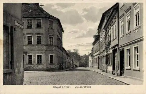 Ak Bürgel in Thüringen, Jenaerstraße