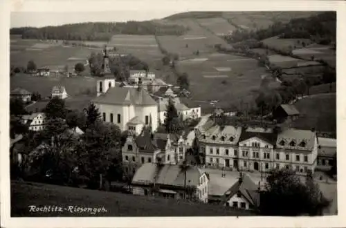 Ak Rochlice Röchlitz Liberec Reichenberg Stadt, Riesengebirge, Gesamtansicht