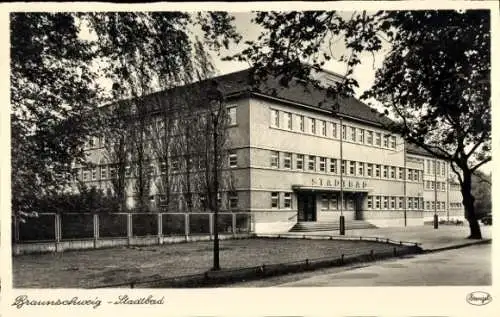 Ak Braunschweig in Niedersachsen, Stadtbad