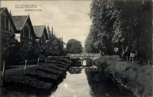 Ak Oldenburg im Großherzogtum Oldenburg, Haarenufer