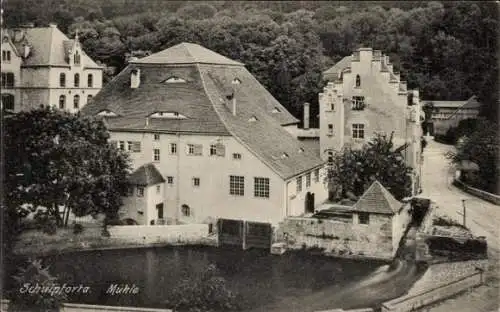 Ak Schulpforta Bad Kösen Naumburg an der Saale, Mühle