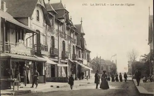 Ak La Baule Loire Atlantique, Rue de l’Eglise