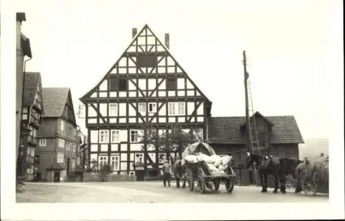 Foto Ak Odershausen Bad Wildungen in Hessen, Straßenpartie