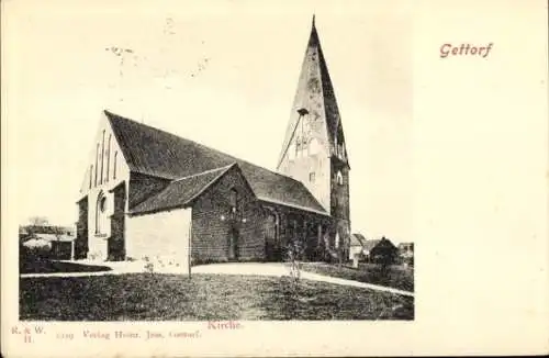 Ak Gettorf in Schleswig Holstein, Kirche