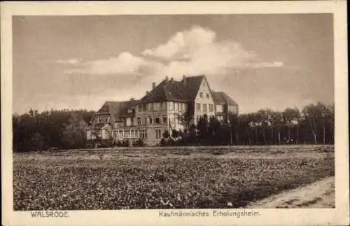 Ak Walsrode in der Lüneburger Heide, Kaufmännisches Erholungsheim