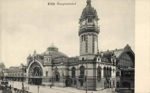 Ak Köln am Rhein, Hauptbahnhof