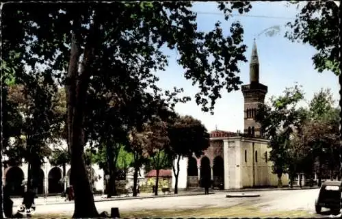 Ak Setif Algerien, Durchblick zur Moschee