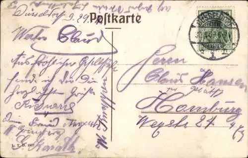 Ak Düsseldorf am Rhein, Ratingertor