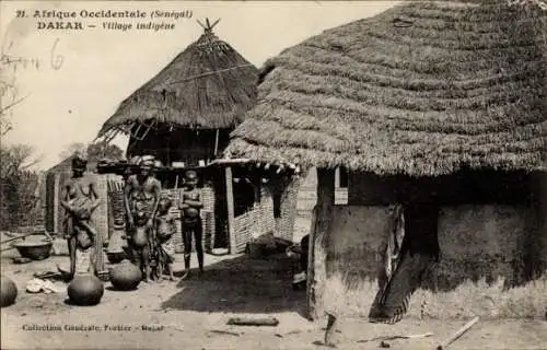 Ak Dakar Senegal, einheimisches Dorf