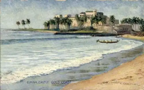 Künstler Ak Cheesman, E., Elmina Ghana, Goldküste, Elmina Castle