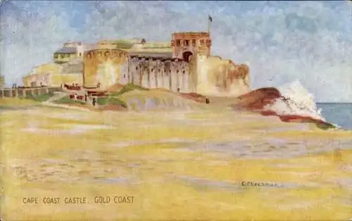 Künstler Ak Cheesman, E., Cape Coast Ghana, Cape Coast Castle