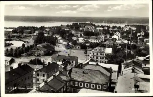 Ak Lulea Schweden, Panorama