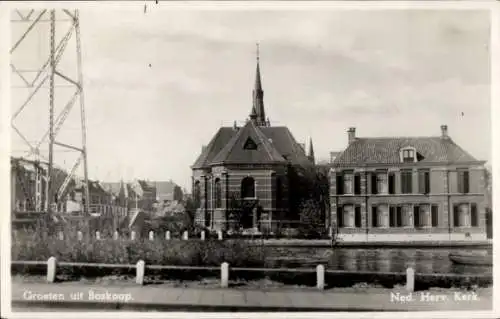 Ak Boskoop Alphen aan den Rijn Südholland Niederlande, Ned. Rev. Kirche