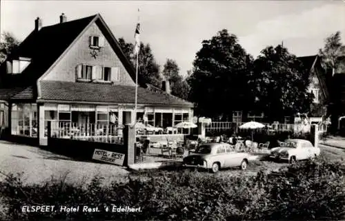 Ak Elspeet Gelderland, Hotel-Restaurant 't Edelhert, Uddelerweg 59