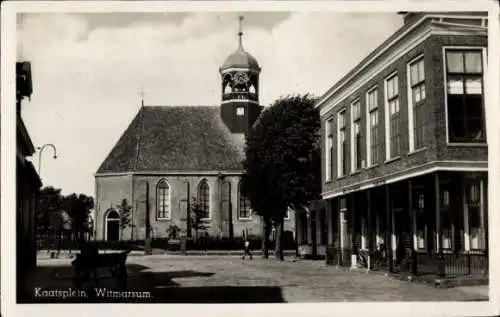 Ak Witmarsum Friesland Niederlande, Kaatsplein