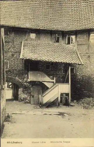 Ak Lüneburg in Niedersachsen, Kloster Lüne, Historische Treppe