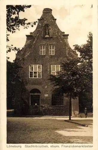 Ak Lüneburg in Niedersachsen, Stadtbibliothek, Ehemaliges Franziskanerkloster