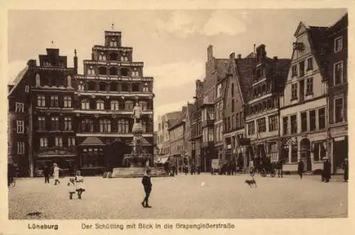 Ak Lüneburg in Niedersachsen, Schütting, Grapengießerstraße