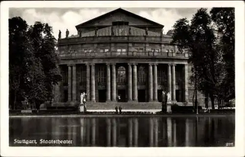 Ak Stuttgart in Württemberg, Staatstheater