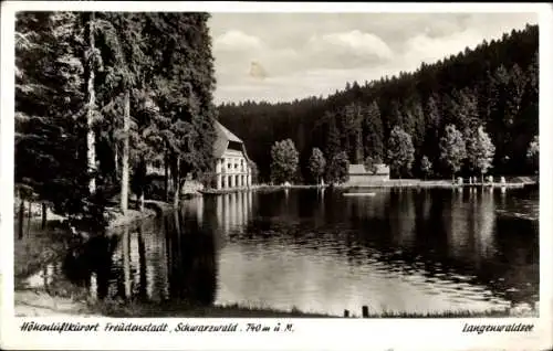 Ak Freudenstadt im Schwarzwald, Langenwaldsee