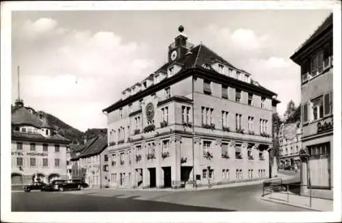 Ak Schramberg im Schwarzwald, Rathaus