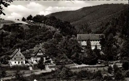 Ak Alpirsbach im Schwarzwald, Teilansicht, Kurhaus Heilenberg