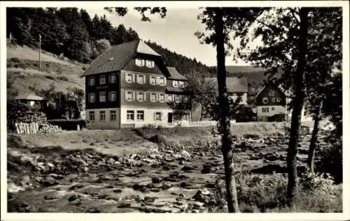 Ak Schönmünzach Baiersbronn im Schwarzwald, Pension Elisabeth