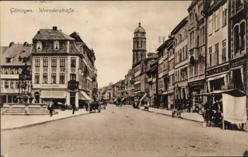 Ak Göttingen in Niedersachsen, Weenderstraße