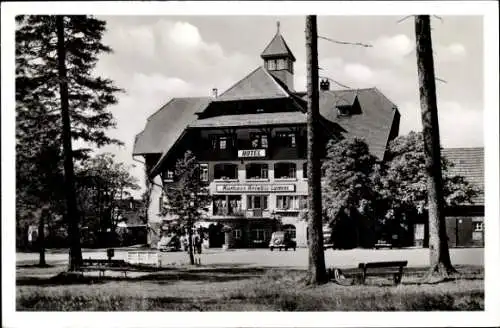 Ak Kniebis Freudenstadt im Schwarzwald, Kurhotel und Wintersportplatz Kniebis-Lamm