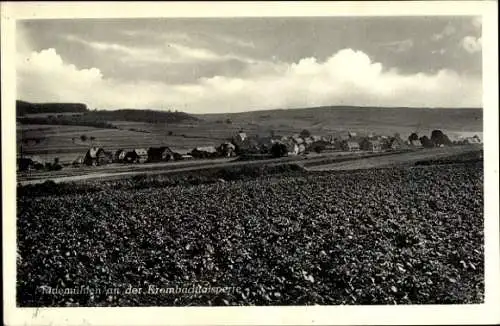 Ak Mademühlen Driedorf im Westerwald, Panorama, an der Kronbachtalsperre