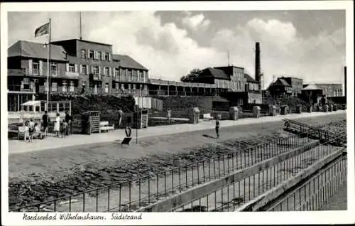 Ak Nordseebad Wilhelmshaven, Südstrand