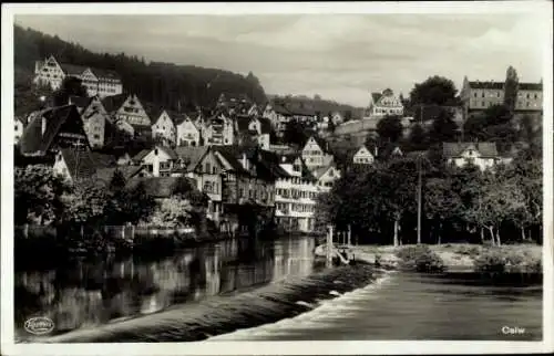 Ak Calw im Schwarzwald, Teilansicht