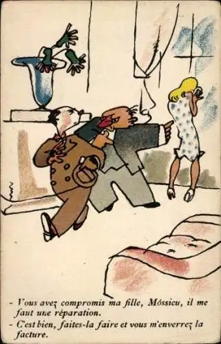 Ak Du hast meine Tochter kompromittiert