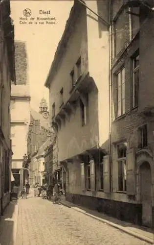 Ak Diest Flandern Flämisch-Brabant, Ecke der neuen Straße