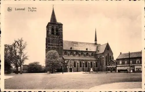 Ak Lommel Flandern Limburg, Kirche