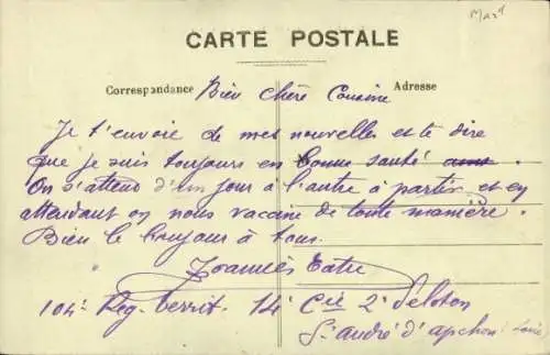 Ak La Pacaudière Loire, vue generale