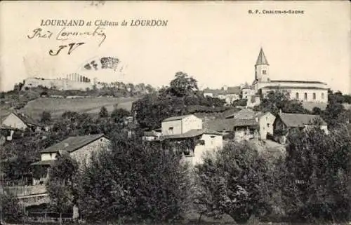 Ak Lournand Saône-et-Loire, Chateau de Lourdon