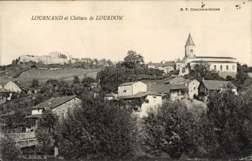 Ak Lournand Saône-et-Loire, Chateau de Lourdon